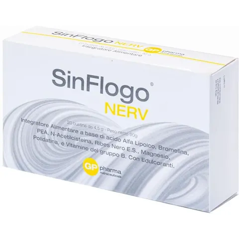 gp pharma srl Sinflogo nerv 20 bustine – immagine 1