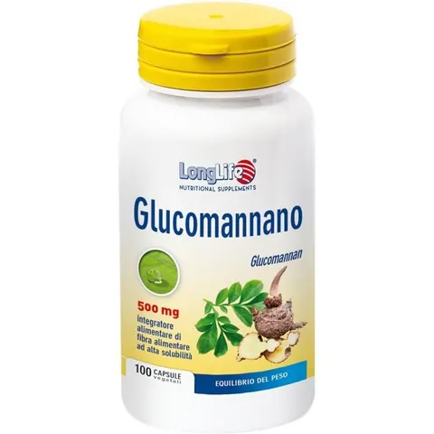 Long Life LongLife Glucomannano Integratore Dimagrante 100 Capsule – immagine 1