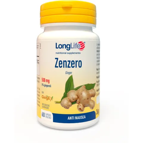 long life Longlife Zenzero 5% 60 Capsule – immagine 1