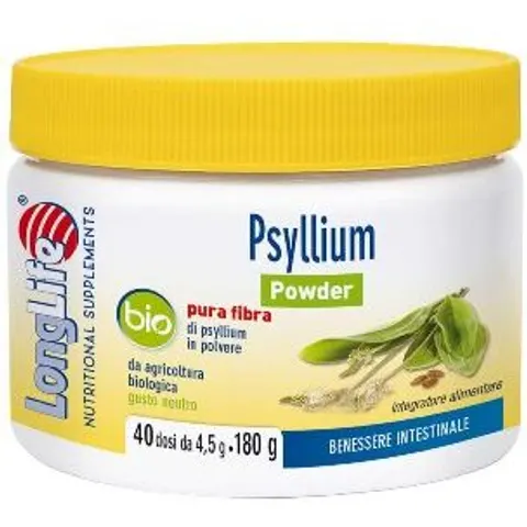 Long Life Longlife Psyllium Powder Bio – immagine 1