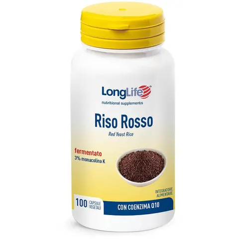 long life Longlife riso rosso 100 capsule vegetali – immagine 1