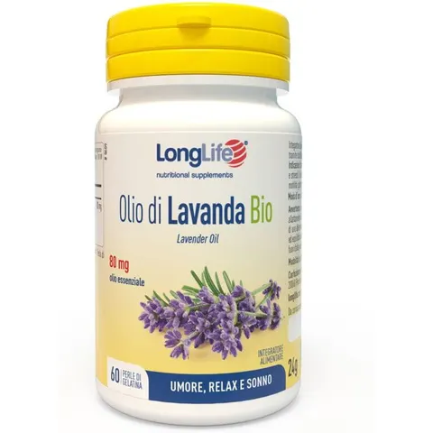 BIO + Longlife Olio Di Lavanda Bio 60 Perle – immagine 1