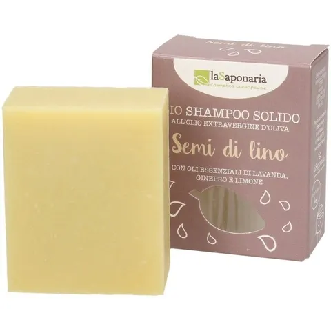 la saponaria Shampoo Solido Semi Lino – immagine 1