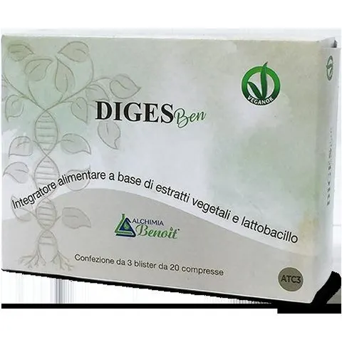 alchimia benoit Diges ben 60 compresse – immagine 1