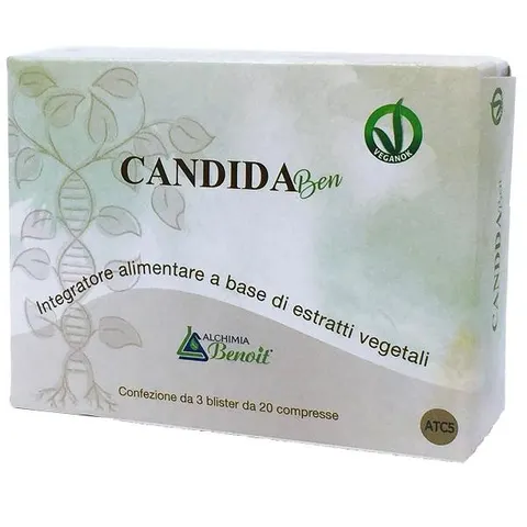 alchimia benoit Candida ben 60 compresse – immagine 1