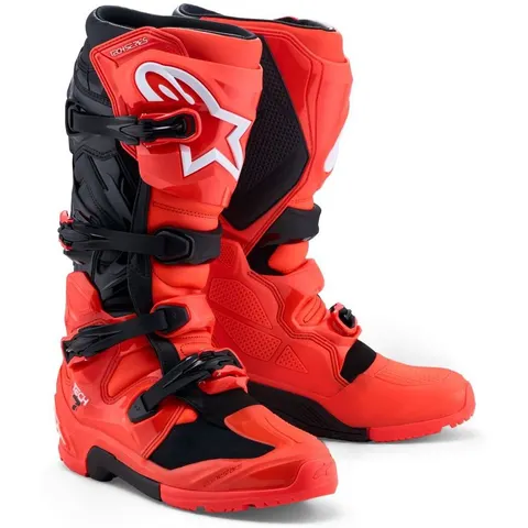 ALPINESTARS - Stivali Tech 7 Enduro Rosso / Nero Rosso 9 – immagine 1