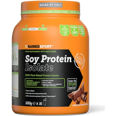 NAMED SPORT Soy Protein Isolate 500 Grammi – immagine 1
