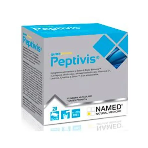 named Peptivis Limone Integratore Muscolare 20 Bustine – immagine 1