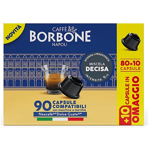 CAFFE BORBONE Dolce Gusto Decisa 80+10pz, N.d – immagine 1