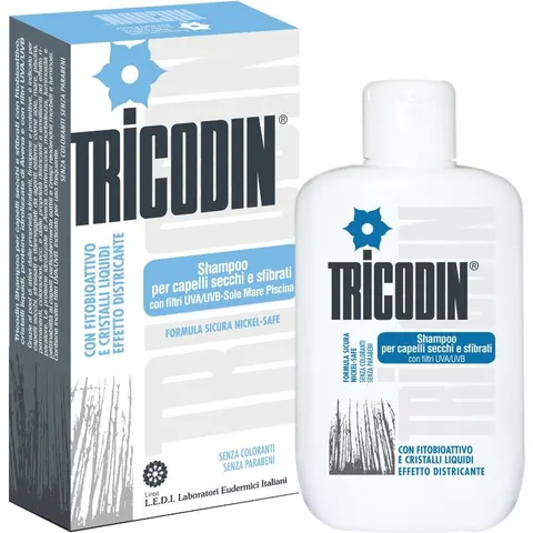 GD TEC INTERD FARM Srl TRICODIN Sh.Cap.Secchi 125ml – immagine 1