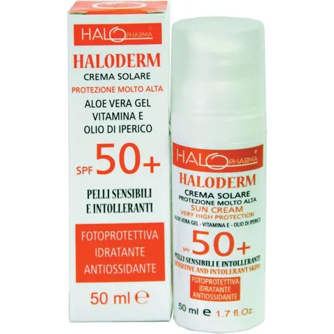 HALO PHARMA Srl HALODERM CREMA SOL SPF50+ 50ML – immagine 1