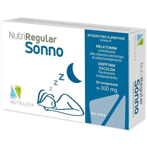 NUTRILEYA Srl NUTRIREGULAR SONNO 30CPR – immagine 1