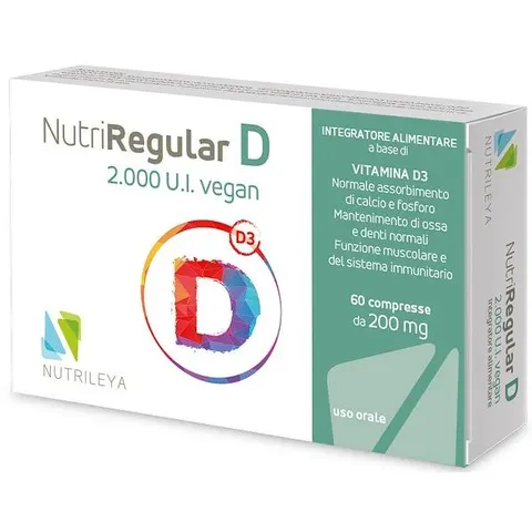 NUTRILEYA Srl NUTRIREGULAR D2000UI Veg.60 Cpr – immagine 1