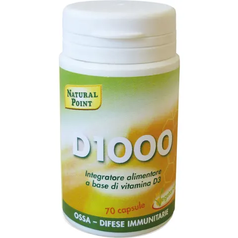 Natural Point D1000 Integratore Vitamina D 70 Capsule – immagine 1