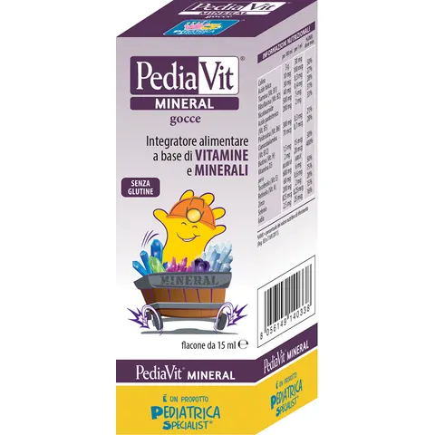 Pediatrica Pediavit Mineral Gocce 15 Ml – immagine 1