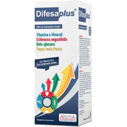 ARISTEIA FARMACEUTICI Srl DIFESAPLUS 200ML SCIROPPO – immagine 1