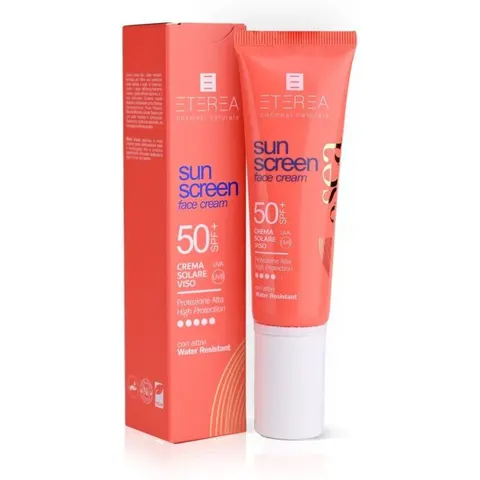 eterea cosmesi Sun Screen Crema Viso Spf50+ – immagine 1
