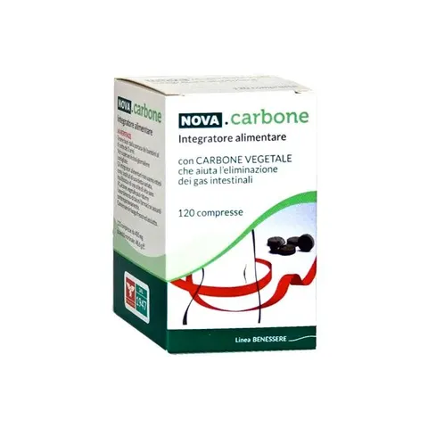 nova argentia Nova Carbone Vegetale 120 Compresse – immagine 1