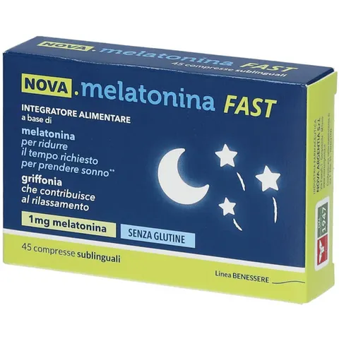 Nova Argentia Nova Melatonina Fast 1mg 45 Compresse – immagine 1