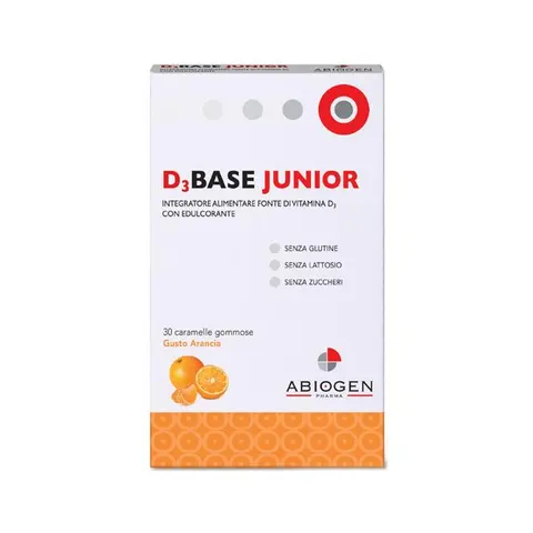 D3base junior 30 caramelle arancia – immagine 1