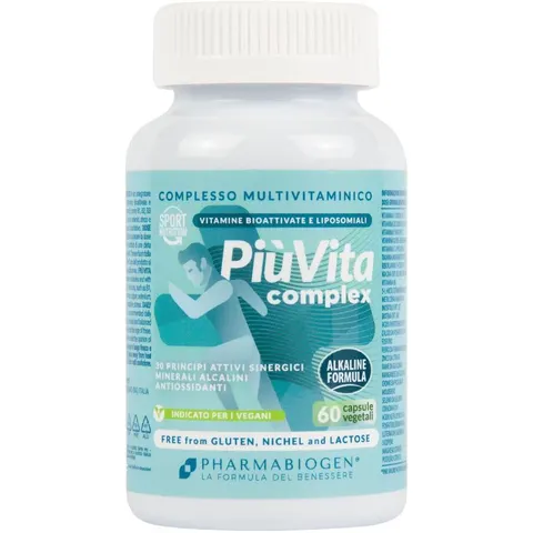Pharmabiogen Piu' Vita Complex 60cps – immagine 1