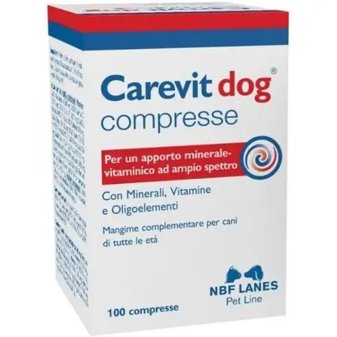 carevit dog Cane 100 Compresse – immagine 1