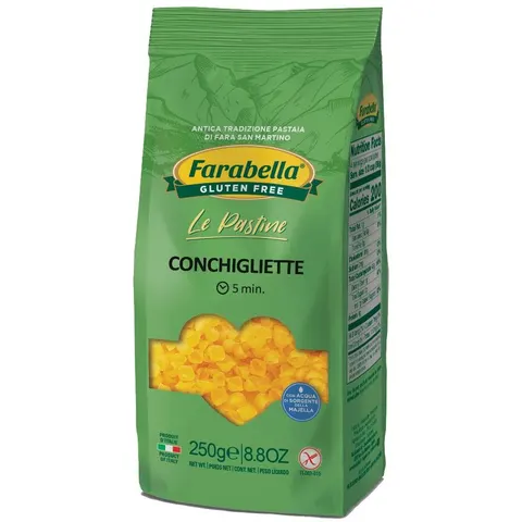 BIOALIMENTA Srl FARABELLA Pasta Conchigl.250g – immagine 1