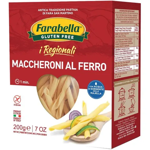 BIOALIMENTA Srl FARABELLA Pasta Maccheroni Ferro 200g – immagine 1