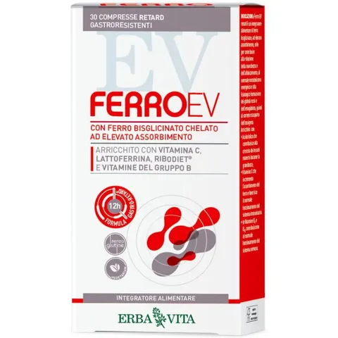 Erba Vita Ferro Ev Retard 30 Compresse – immagine 1