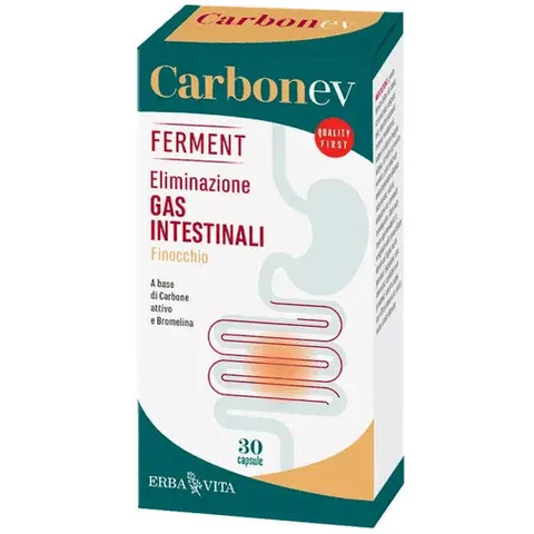 Erba Vita Carbon Ev Ferment 30 Capsule – immagine 1