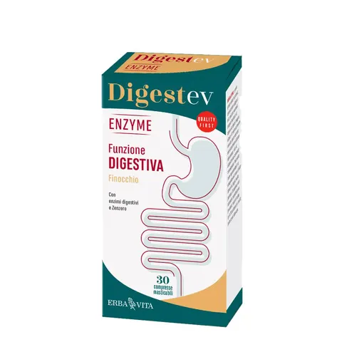 Erba Vita Digest-EV Enzyme 30 Compresse – immagine 1