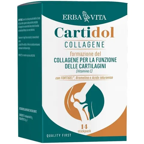 Erba Vita Cartidol Collagene 14 Bustine – immagine 1