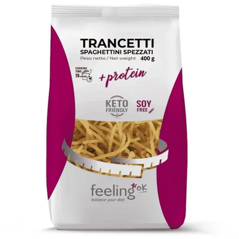 Feeling OK Trancetti +Protein Keto 400 g – immagine 1