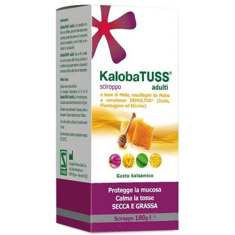 Kaloba Tuss Sciroppo Per La Tosse Secca e Grassa 180 g – immagine 1