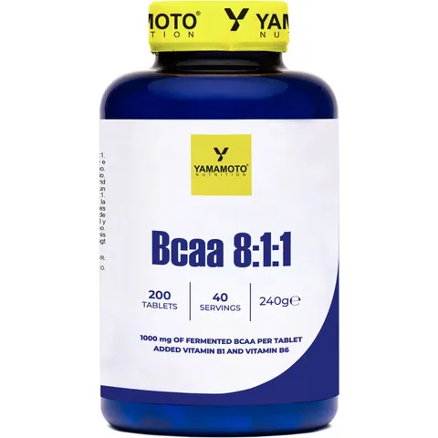 YAMAMOTO NUTRITION Bcaa 8:1:1 200 Compresse – immagine 1