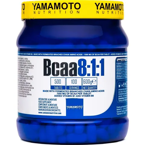 YAMAMOTO NUTRITION Bcaa 8:1:1 500 Compresse – immagine 1