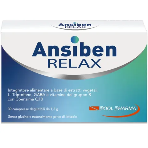 Pool Pharma Ansiben Relax 30 Compresse – immagine 1