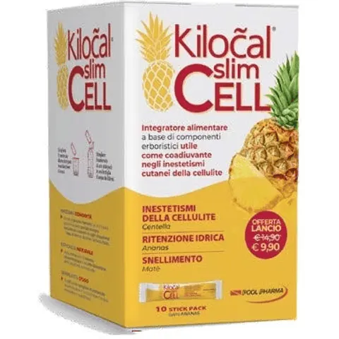 Kilocal Slim Cell Integratore Anticellulite 10 Stick – immagine 1