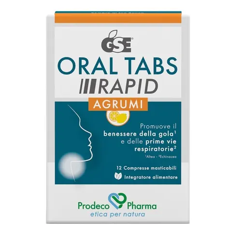 gse oral Tabs Rapid 12 Compresse – immagine 1