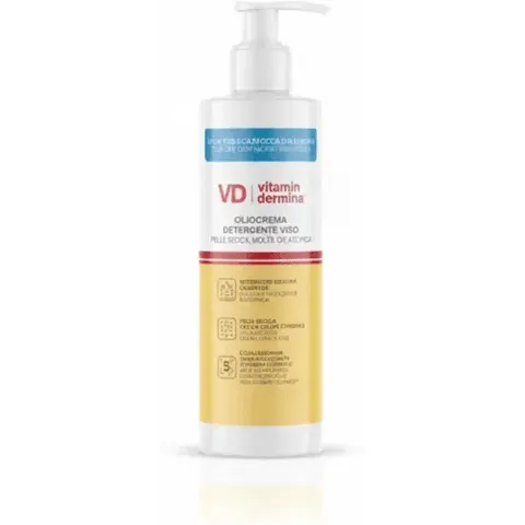 Ist.Ganassini Vitamindermina Olio Detergente Viso – immagine 1