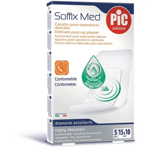 pic Soffix Med Cerotto Post-Operatorio 10 x 15 cm 5 Pezzi – immagine 1