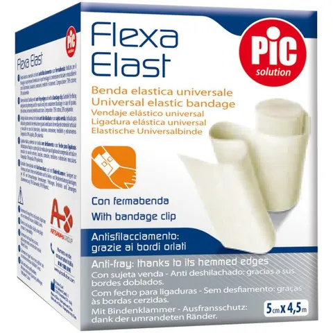 pic Flexa Elast Benda Elastica Bianca cm5X4,5m – immagine 1
