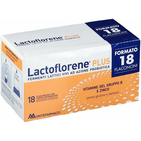 MONTEFARMACO OTC SpA Lactoflorene Plus, 18 Flaconcini – immagine 1