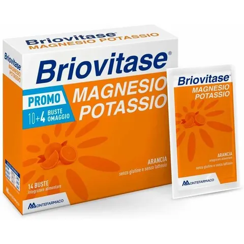 briovitase orange Magnesio Potassio 14 Bustine – immagine 1