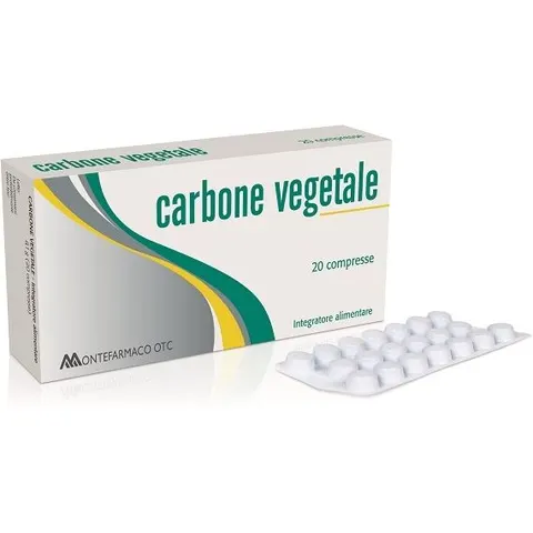 MONTEFARMACO OTC SpA Carbone Vegetale, 20 Compresse – immagine 1