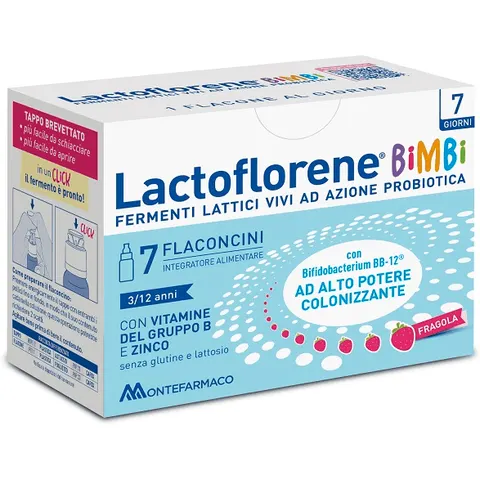 montefarmaco otc spa Lactoflorene Bimbi 7 Flaconcini 10 ml – immagine 1