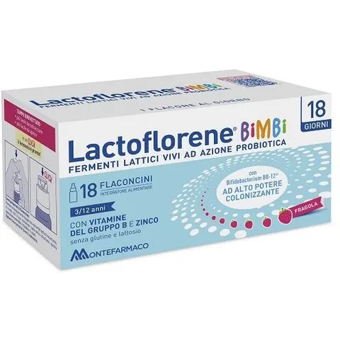 MONTEFARMACO OTC SpA Lactoflorene Bimbi 18fl – immagine 1