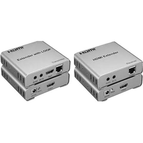 Tecnomat ESTENSORE DI SEGNALE HDMI 4K SU CAVO CAT5e/6 CON LOOP E TELECOMANDO IR – immagine 1