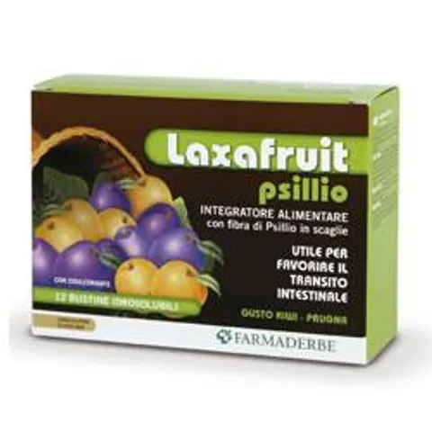 FARMADERBE Srl LAXAFRUIT PSYLLIO 12BUST – immagine 1