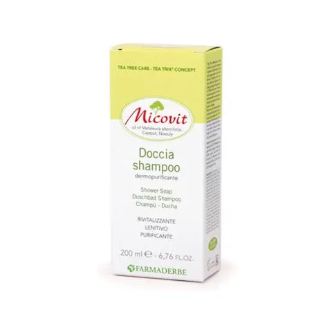 Farmaderbe Micovit Doccia Shampoo 200ml – immagine 1
